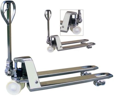 xe nâng tay thấp inox