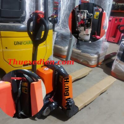 Xe nâng điện PTE15Q và hình ảnh phỏng to bộ phận điện