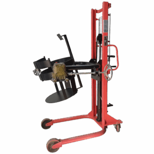 Xe Nâng Thùng Phuy 350Kg - Quay Đổ Phuy Nhựa Nắp Đen