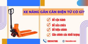 Xe Nâng gắn cân điện tử Thông minh