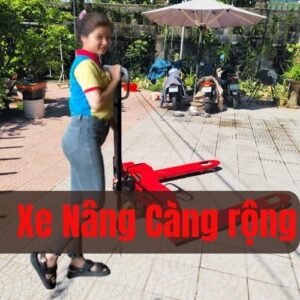 Xe nâng càng rộng