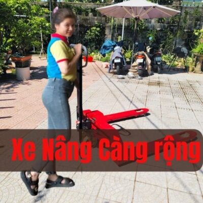 Xe nâng càng rộng