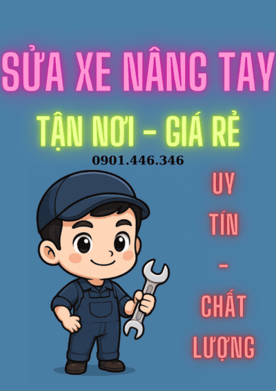 Dịch vụ sửa xe nâng tay tận nơi