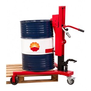 Xe Nâng Di Chuyển Phy Chân Vuông - Gắp Thùng Phuy Trên Pallet