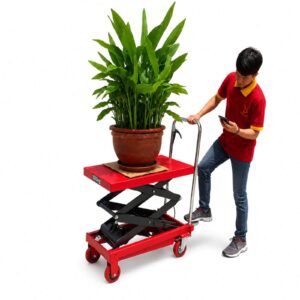Xe Kéo Chậu Cây Cảnh Di Chuyển, Nâng Hạ Nhẹ Nhàng, An Toàn