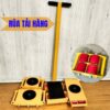 Rùa kéo hàng xoay 180 độ