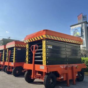 thang nâng người 9m trục chữ X